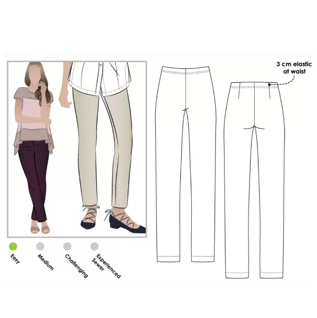 Margaret Stretch Pant by StyleArc