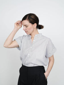 Cap Sleeve Shirt by The Assembly Line
