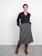 A-line Midi Skirt by The Assembly Line