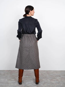 A-line Midi Skirt by The Assembly Line