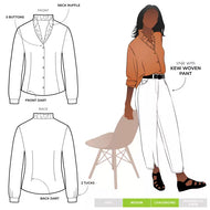 Francesca Woven Shirt by StyleArc