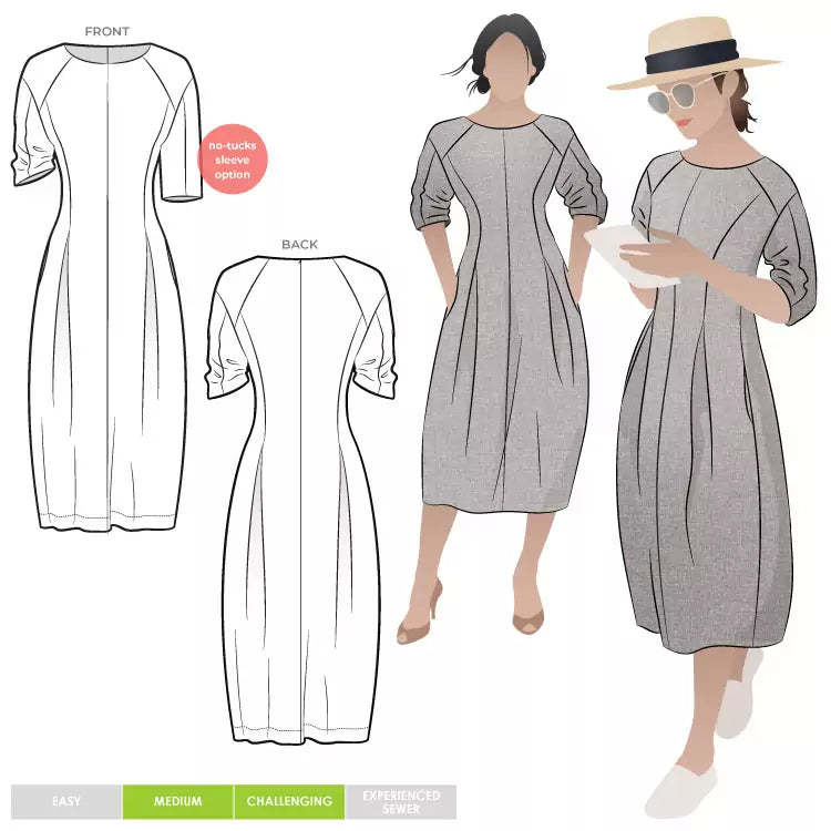 Gertrude Designer Dress by StyleArc