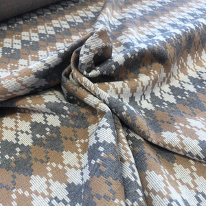 Cher Jacquard Knit -  Marle Grey/Camel