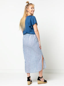 Indigo Maxi Skirt by StyleArc