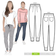 Joni Knit Track Pant by StyleArc