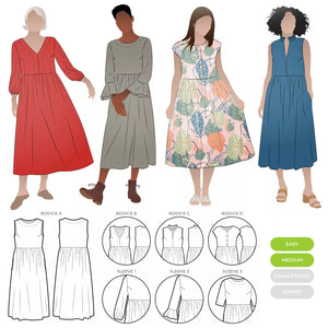Montana Midi Dress Extension Pack by StyleArc