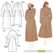 Load image into Gallery viewer, Ormond Designer Coat by StyleArc

