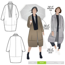 Load image into Gallery viewer, Rana Designer Coat by StyleArc
