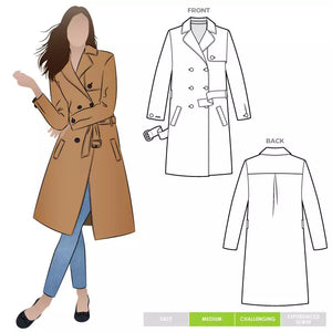 Tracy Trench Coat by StyleArc