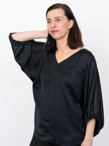 V-Neck Cuff Top by The Assembly Line